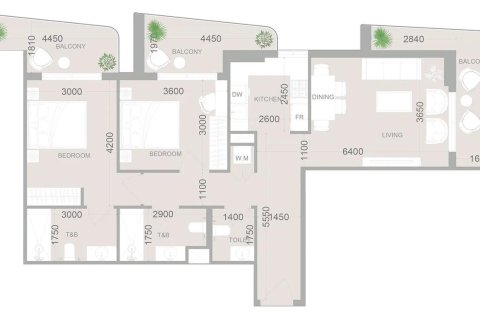 Apartament de vânzare în Dubai, EAU 2 dormitoare, 107 mp.  №645209 - poză 14