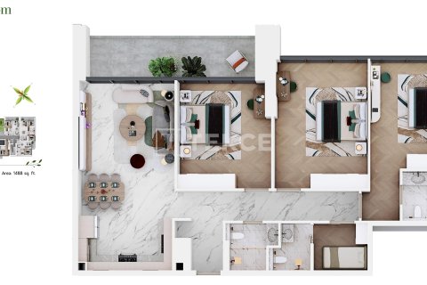 Müüa korter asukohaga Dubai Sports City, AÜE: 1 magamistoaga, 74 m² Nr 646109 - pilt 19