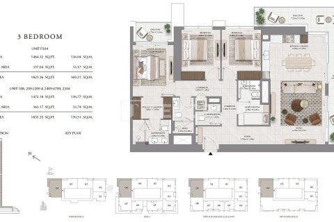 Apartmen di Dubai, UAE 1 bilik tidur, 70 meter persegi № 646106 - foto 17
