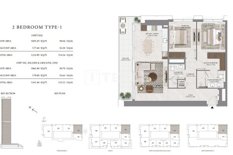 Appartement te koop in Dubai, VAE 3 slaapkamers, 167 vr.m., nr 646108 - foto 15