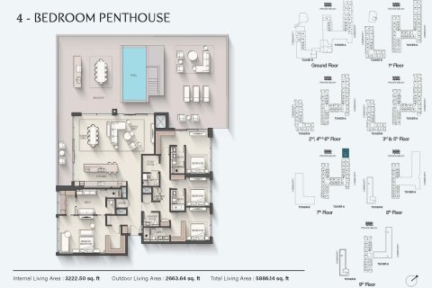 Appartement à vendre à  Dubai, EAU 1 chambre, 76 m2 № 704325 - photo 25