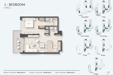 Appartement à vendre à  Dubai, EAU 1 chambre, 76 m2 № 704325 - photo 22