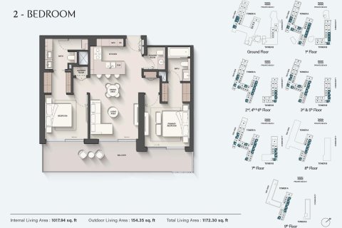 Appartement à vendre à  Dubai, EAU 1 chambre, 45 m2 № 704324 - photo 14