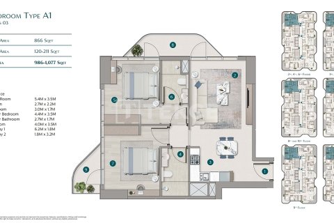 شقة للبيع في دبي، الإمارات العربية المتحدة 2 غرفة نوم ، 98 متر مربع ، رقم 658535 - صورة 29
