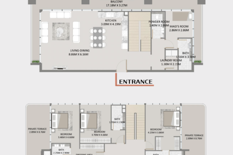 Apartament na sprzedaż w Al Furjan, Dubai, ZEA 1 sypialnia, 75 mkw., nr 689974 - zdjęcie 5