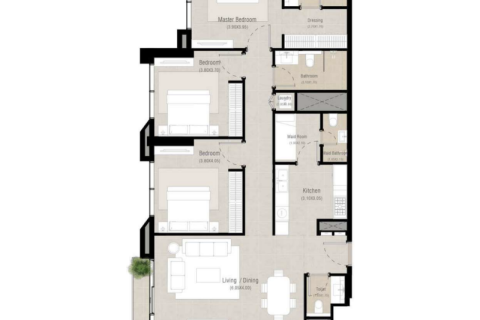 Lägenhet till försäljning i Town Square, Dubai, UAE 1 sovrum, 63 kvm Nr. 689975 - fotografi 5