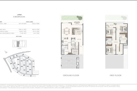 Rumah bandar di Dubai, UAE 3 bilik tidur, 224.6 meter persegi № 645838 - foto 10