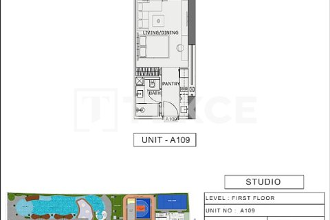 阿联酋 Dubai Jumeirah Village Circle 待售 : 1 房, 46 平方米 , 编号730891 - 照片 17