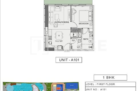 阿联酋 Dubai Jumeirah Village Circle 待售 : 1 房, 46 平方米 , 编号730891 - 照片 16