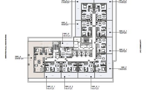 Apartmán v Jumeirah Village Circle, Dubai, SAE 1 izba, 40 m2 č. 730889 - Fotografia 18