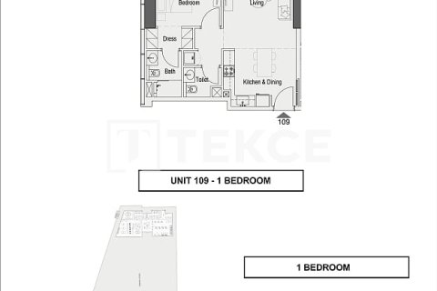 Appartement te koop in Dubai, VAE 1 kamer, 41 vr.m., nr 730892 - foto 15