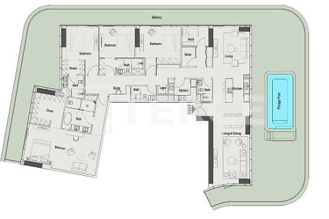 Dubai, BAE’de satılık daire 1 oda, 42 m² No 730893 - fotoğraf 28