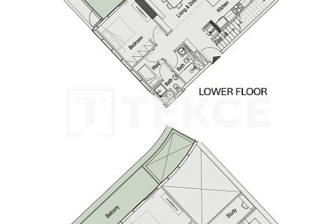 Dubai, BAE’de satılık daire 1 oda, 42 m² No 730893 - fotoğraf 22
