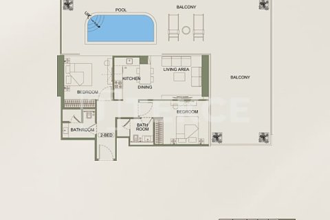 Apartament në Majan, Dubai, Emiratet e Bashkuara Arabe 1 dhomë, 35 m2. № 730887 - Foto 13