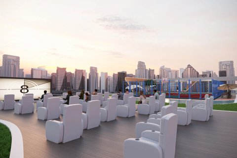Apartament në Arjan, Dubai, Emiratet e Bashkuara Arabe 1 dhomë gjumi, 114 m2. № 378954 - Foto 11