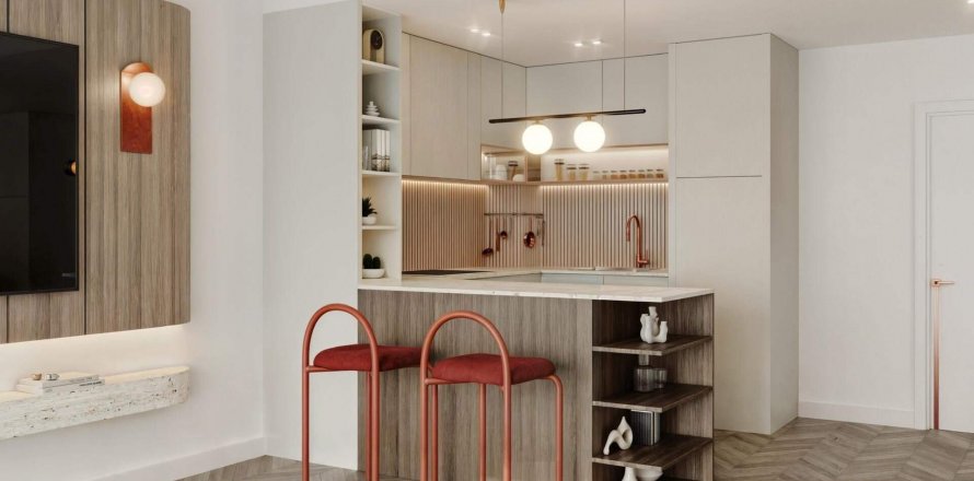 Byt v Lume Residence v Jumeirah Village Circle, Dubai, SAE 1 ložnice, 107.54 m² Č.: 582971