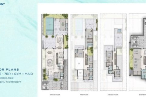 Shtëpi në qytet në Dubai, Emiratet e Bashkuara Arabe 4 dhoma gjumi, 205 m2. № 704290 - Foto 13