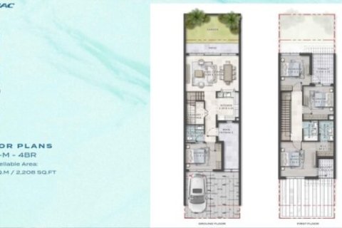 Shtëpi në qytet në Dubai, Emiratet e Bashkuara Arabe 4 dhoma gjumi, 205 m2. № 704290 - Foto 10