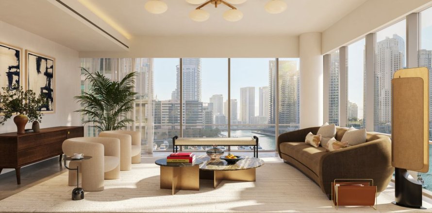 Apartmen di Dubai Marina, UAE 4 bilik tidur, 370.3 meter persegi № 679029