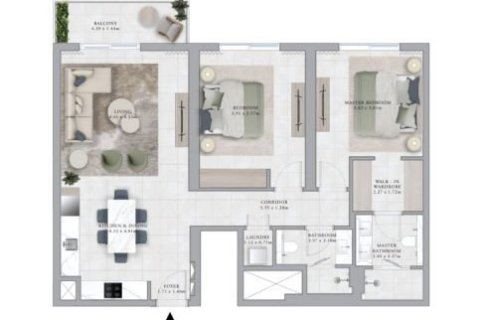 Appartement à vendre à  Dubai Hills Estate, Dubai, EAU 1 chambre, 71 m2 № 704556 - photo 9
