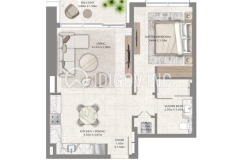 Apartamento en venta en Dubai Creek Harbour (The Lagoons), Dubai, EAU 1 dormitorio, 72 m2 № 655958 - foto 9