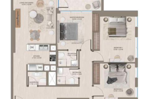 Купить квартиру в Dubai Land, Дубай, ОАЭ 1 комната, 40м2, № 732412 - фото 7