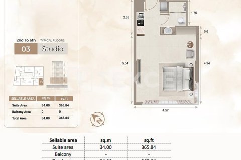 Apartament në Dubai Sports City, Emiratet e Bashkuara Arabe 3 dhoma gjumi, 147 m2. № 738902 - Foto 28