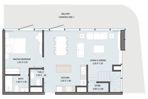 Apartment sa Al Maryah Island, Abu Dhabi, UAE 4 silid-tulugan, 183 sq.m. № 716878 - larawan 4