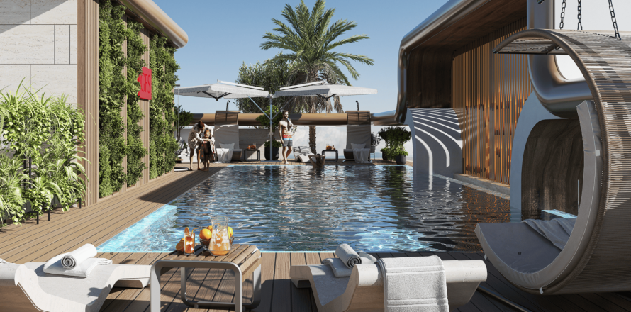 阿联酋 Dubai 公寓  1 卧, 75 平方米 , 编号 729802