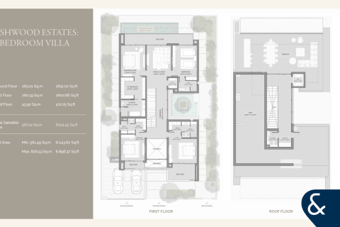 Jumeirah Golf Estates, Dubai, संयुक्त अरब अमीरात में विला, 4 बेडरूम, 567 वर्ग मीटर, संख्या 666691 - फ़ोटो 9