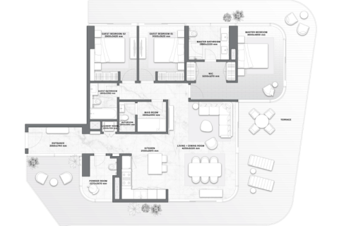 Leilighet til salgs i Al Marjan Island, Ras Al Khaimah, Emiratene 1 soverom, 64 kvm Nr. 689880 - Foto 7