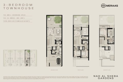 Radový dom v Dubai, SAE 3 spálne, 182 m2 č. 678341 - Fotografia 14