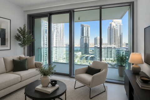 Byt v Dubai Creek Harbour (The Lagoons), Dubai, SAE 2 ložnice, 121.39 m² Č.: 750326 - fotografie 2