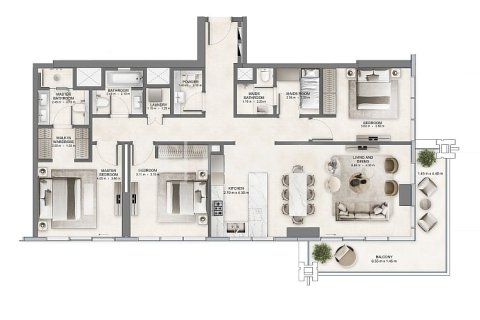 阿联酋 Dubai 待售 : 3 卧, 189 平方米 , 编号693886 - 照片 27