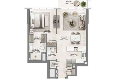 阿联酋 Dubai 待售 : 3 卧, 189 平方米 , 编号693886 - 照片 23