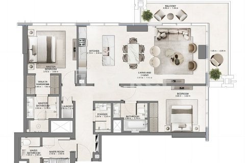 阿联酋 Dubai 待售 : 3 卧, 189 平方米 , 编号693886 - 照片 25