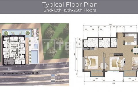 Byt v Jumeirah Village Triangle, Dubai, SAE 1 ložnice, 60 m² Č.: 565125 - fotografie 21