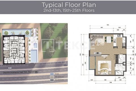 Byt v Jumeirah Village Triangle, Dubai, SAE 1 ložnice, 60 m² Č.: 565125 - fotografie 19