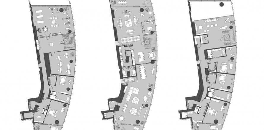 Katusekorter asukohaga SIX SENSES RESIDENCES asukohaga Dubai Marina, AÜE: 5 magamistoaga, 1310.16 m² Nr 448136