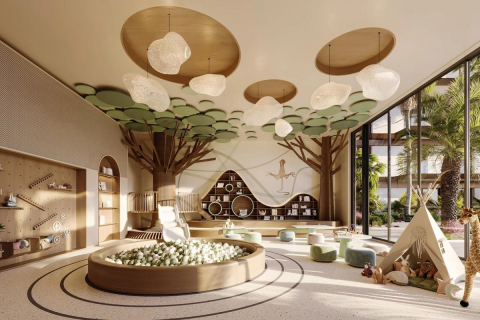 Byt na Yas Island, Abu Dhabi, SAE 1 ložnice, 101 m² Č.: 594188 - fotografie 11