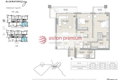 Apartment in Bluewaters, Dubai, UAE 2 bedrooms, 156.2 sq.m. № 623920 - photo 17