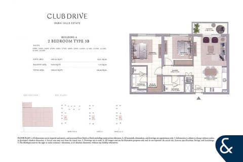 Apartamento para venda em Dubai Hills Estate, Dubai, EAU 2 quartos, 101 m2 № 670988 - foto 10