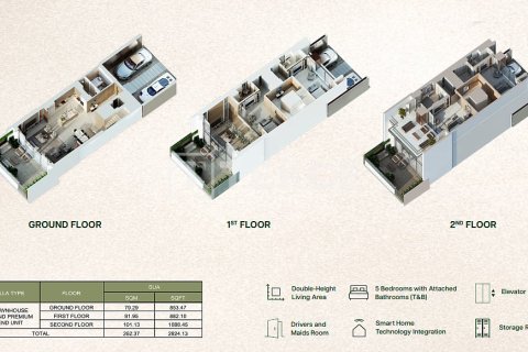 Kuća u nizu u Dubai, UAE 4 spavaćih soba, 258 m2 Br. 716115 - fotografija 28