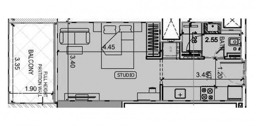 Byt v Binghatti Amberhall v Jumeirah Village Circle, Dubai, SAE 37.06 m² Č.: 575757