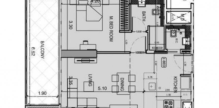 Apartment in Binghatti Amberhall in Jumeirah Village Circle, Dubai, UAE 1 bedroom, 67.51 sq.m. № 575759