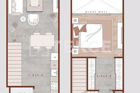 Duplex di Jumeirah Village Circle, Dubai, UEA 2 kamar tidur, 113 m2 nomor 633337 - foto 17