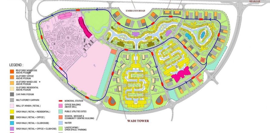 Dubai, संयुक्त अरब अमीरात में ज़मीन संख्या 700990