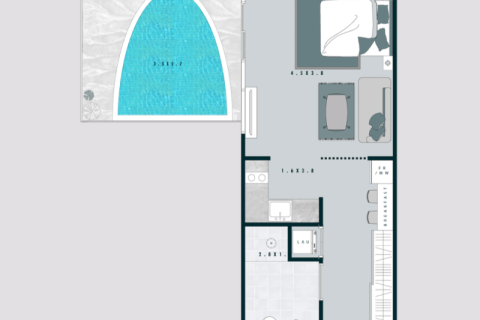 Appartamento in vendita a Jumeirah Village Circle, Dubai, EAU 1 camera da letto, 43 mq. № 732743 - foto 6