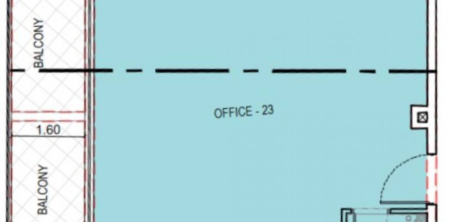 Office in Dubai, UAE 63.87 sq.m. № 430025