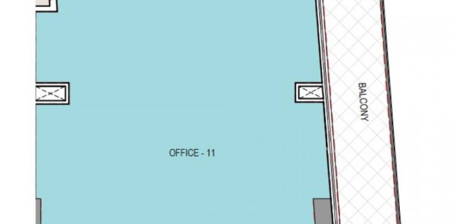 Kancelář v Dubai, SAE 124.74 m² Č.: 430024